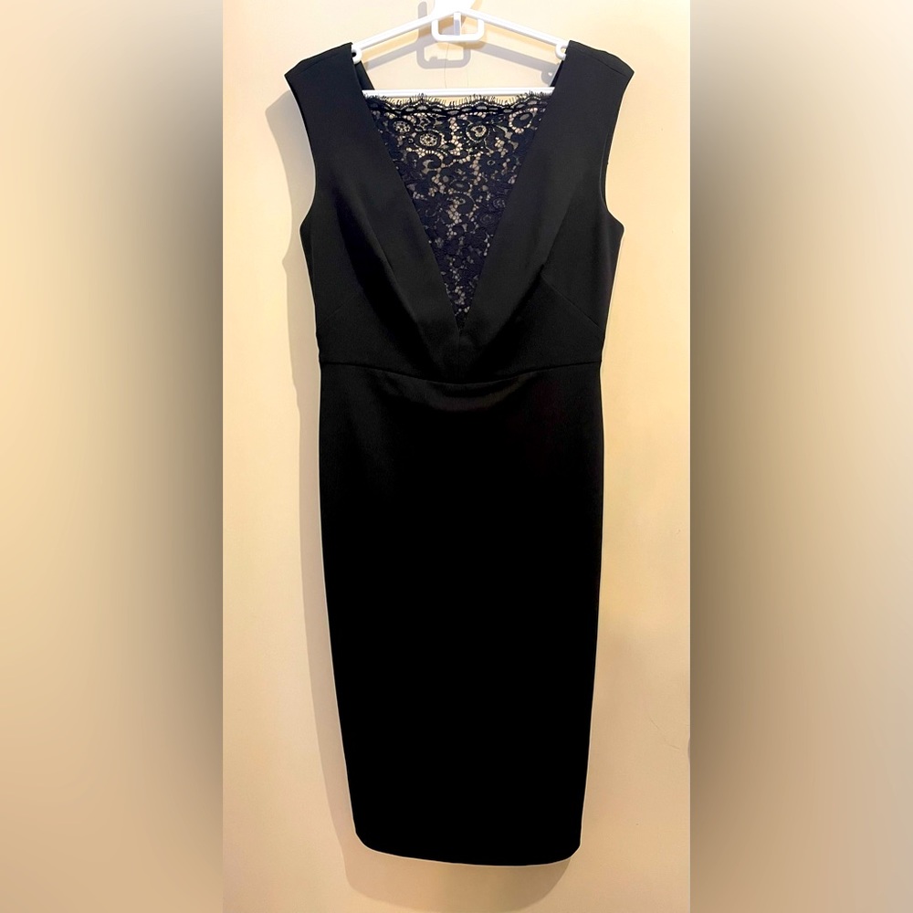 Calvin Klein V Neck Sleeveless Dress